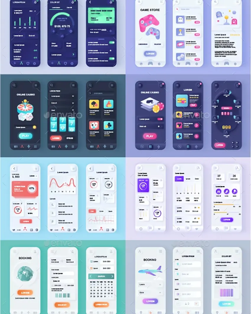 Flat Icons for Education Apps