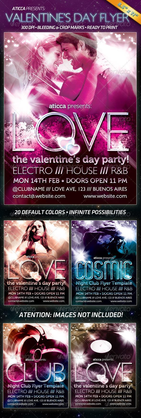 Love Valentine Day Party Flyer