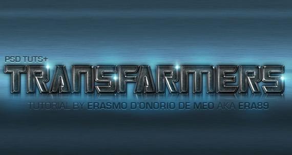 Create a Transformers Text Effect Using Layer Styles in Photoshop