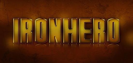 Create an IronHero Text Effect in Photoshop