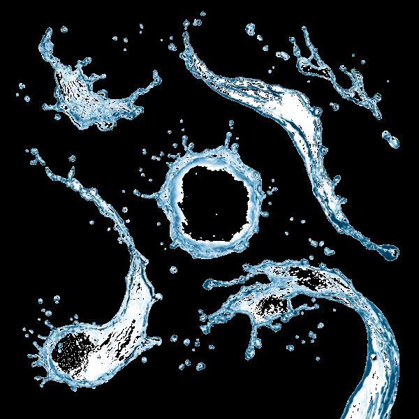 Aqua Water Liquid Splash PNG