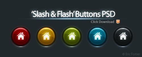 Buttons
 PSD by El3ment4l photoshop resource collected by psd-dude.com from deviantart