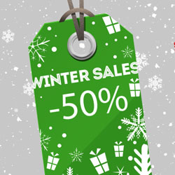 Winter Sales Price Tag Vector PSD psd-dude.com Resources