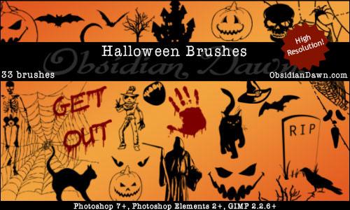Halloween Vectors Brushes