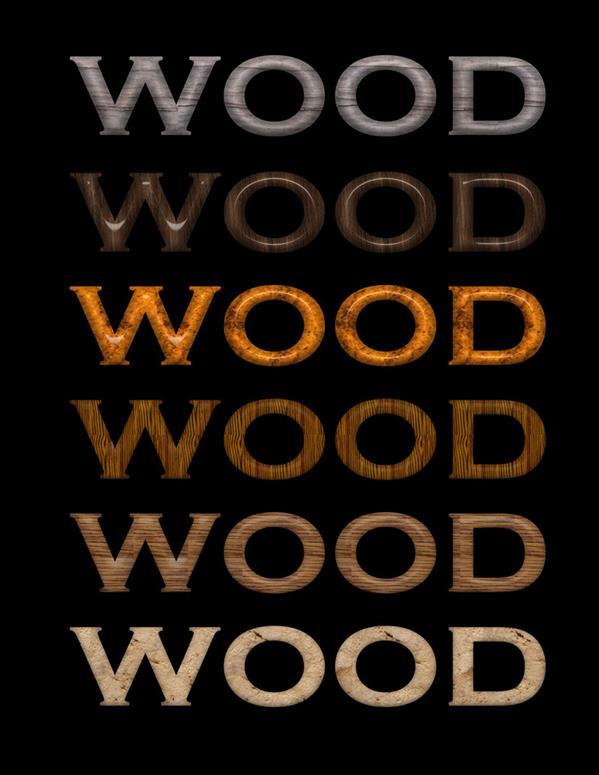 Polished Wood Styles Photoshop Effects