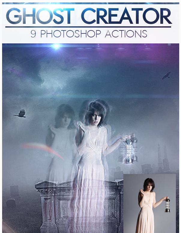 Ghost Creepy Photo Effects Photoshop Actions