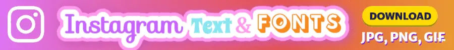 Instagram Fonts