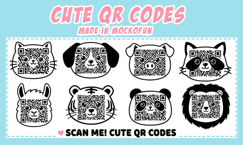 Kawaii QR Codes