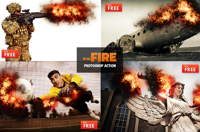 fire effect photoshop action download
