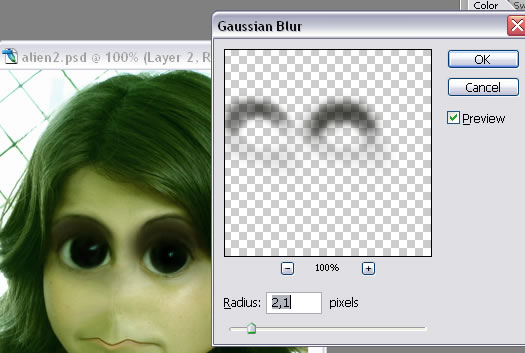 alien-girl tutorial intermediary image