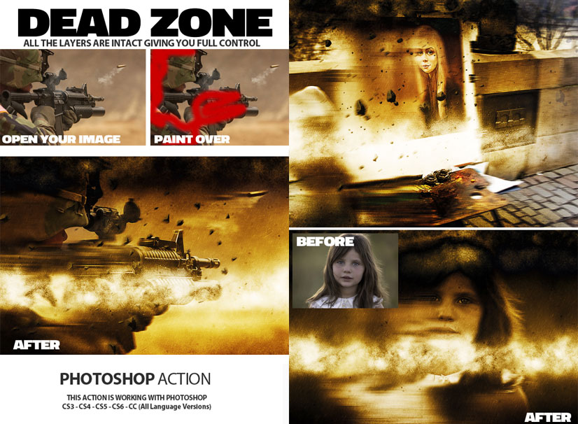 apocalypse explosion effect Photoshop tutorial