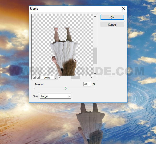 ripple filter in Photoshop