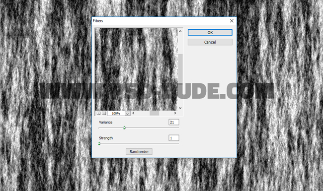 photoshop render fibers filter