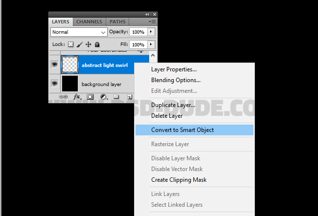 convert to smart object in photoshop