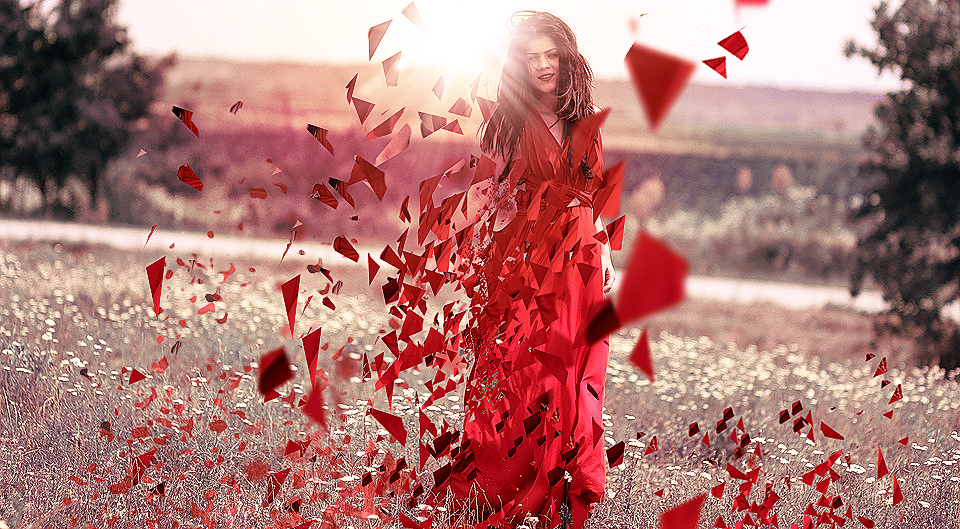 dispersion effect in photoshop with free action