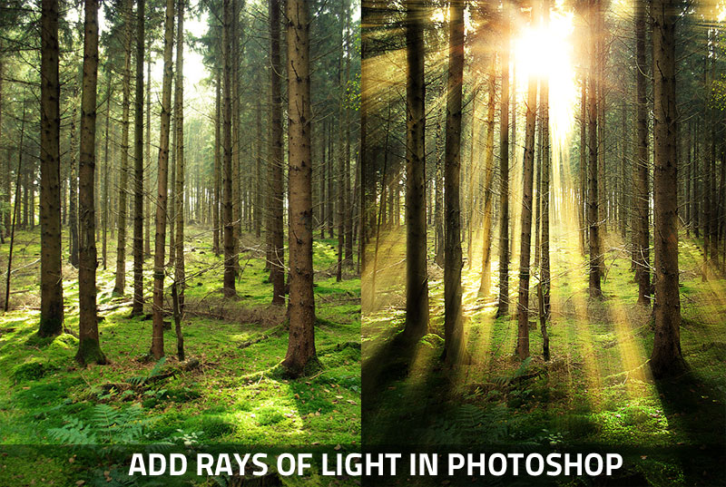 Rays Of Light Photoshop Action