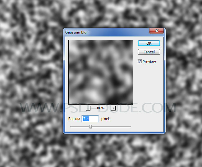 Photoshop Smart Filter With Gaussian Blur