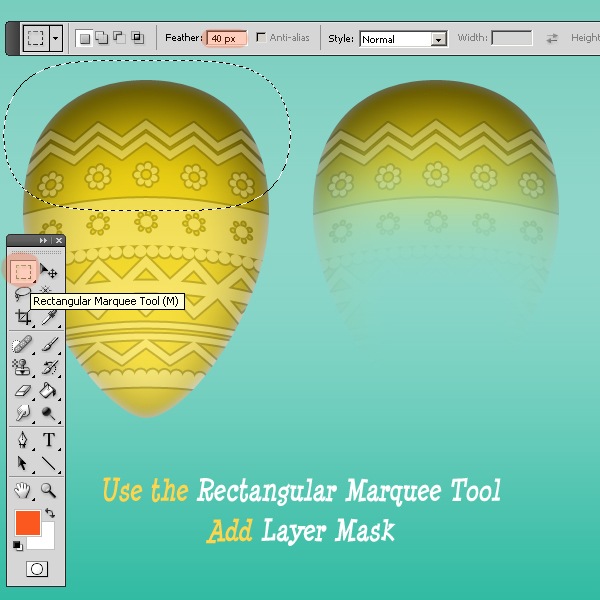Create Egg Shadow And Reflection In Photoshop