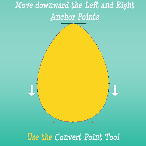 How To Make The Flat Part Of A Vector Egg Shape In Photoshop