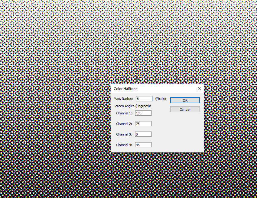 halftone gradient Color Halftone Gradient