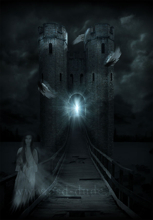 Horror Haunted Castle Photoshop Tutorial