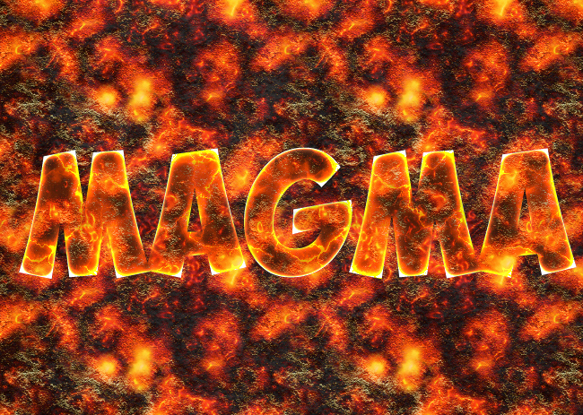 magma texture background in photoshop