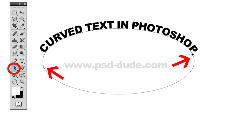 Curved Text in Photoshop