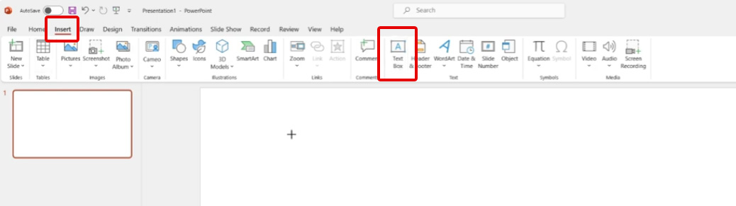 Text Box in PowerPoint