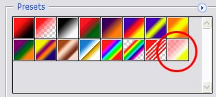 New Gradient In Presets Manager Photoshop