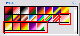 Select Multiple Photoshop Gradients