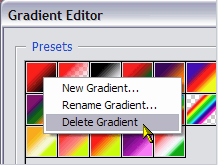 How To Delete Multiple Photoshop Gradients