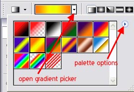 Color Gradient Palette Photoshop