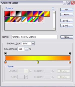 Gradient Editor Photoshop