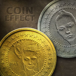 Create a Metal Coin in Photoshop psd-dude.com Tutorials