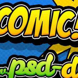 Comics Text Photoshop Tutorial