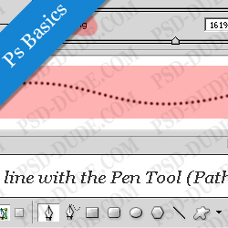 Create a Dotted Line in Photoshop
