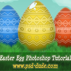 Draw an Easter Egg in Photoshop psd-dude.com Tutorials