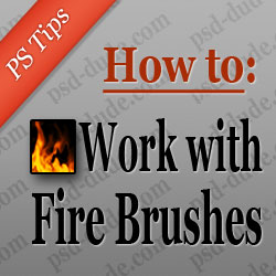 Photoshop Fire Brush Tutorial