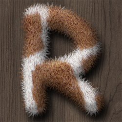 Create a Fur Text Style in Photoshop