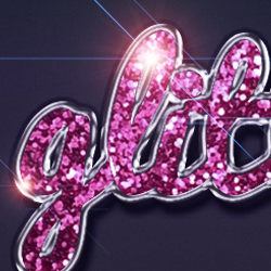 Glitter Sparkle Text Effect in Photoshop