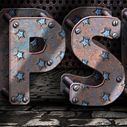 Make a Grunge Rusty Metal Text in Adobe Photoshop