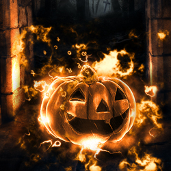 Enchanted Halloween Pumpkin Photoshop Tutorial