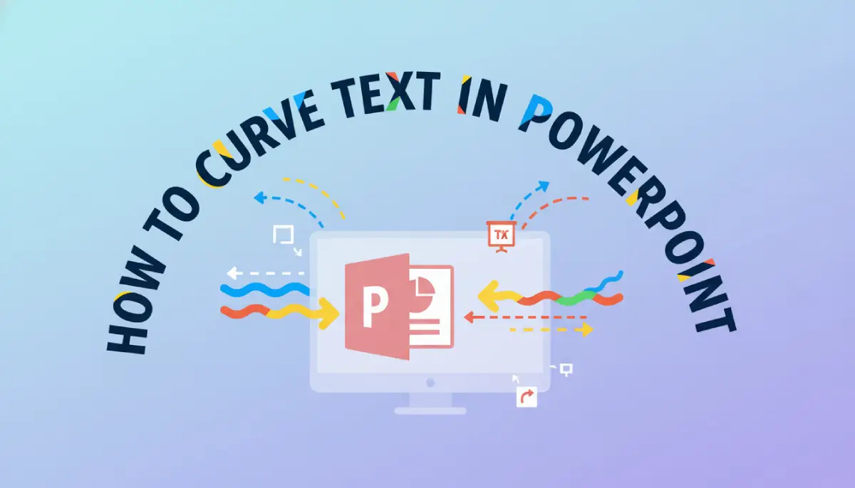 How to Curve Text in PowerPoint psd-dude.com Tutorials