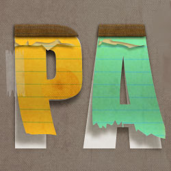 Create a Paper Text in Photoshop