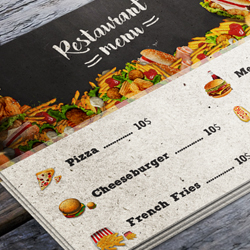 Create a Restaurant Menu Flyer in Photoshop psd-dude.com Tutorials