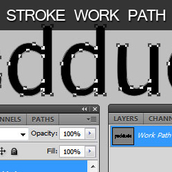Stroke Path in Photoshop psd-dude.com Tutorials