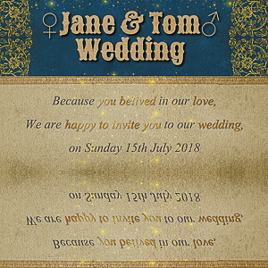 Design a Wedding Invitation with Photoshop and Textturizer psd-dude.com Tutorials