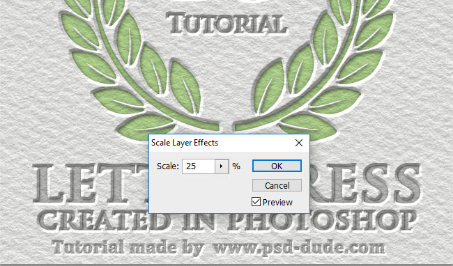 scale layer style in photoshop