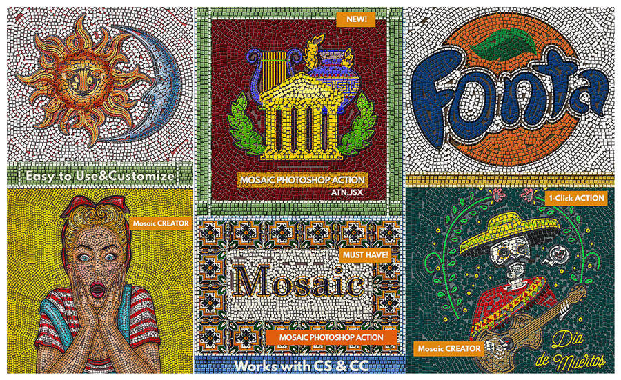 Mosaic Photoshop