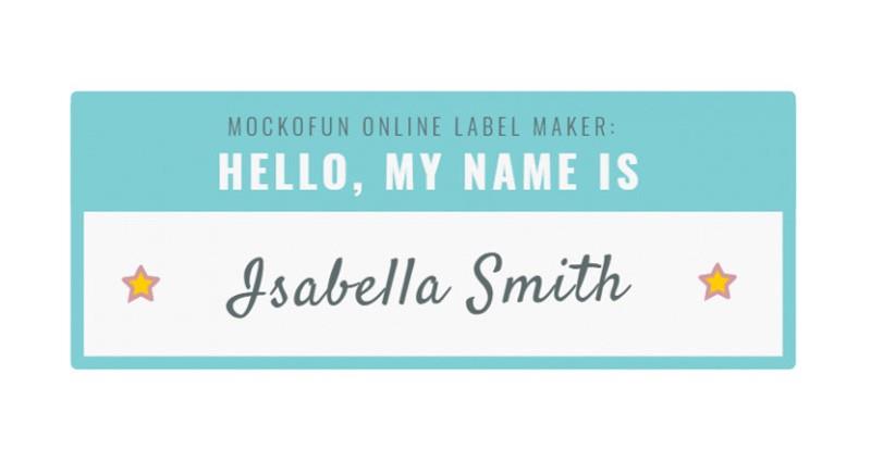 Name Label